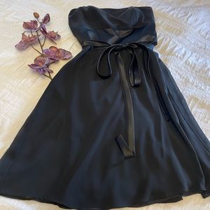 After Six strapless black dress.  Size 8.